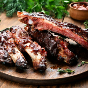 BBQ rib plate
