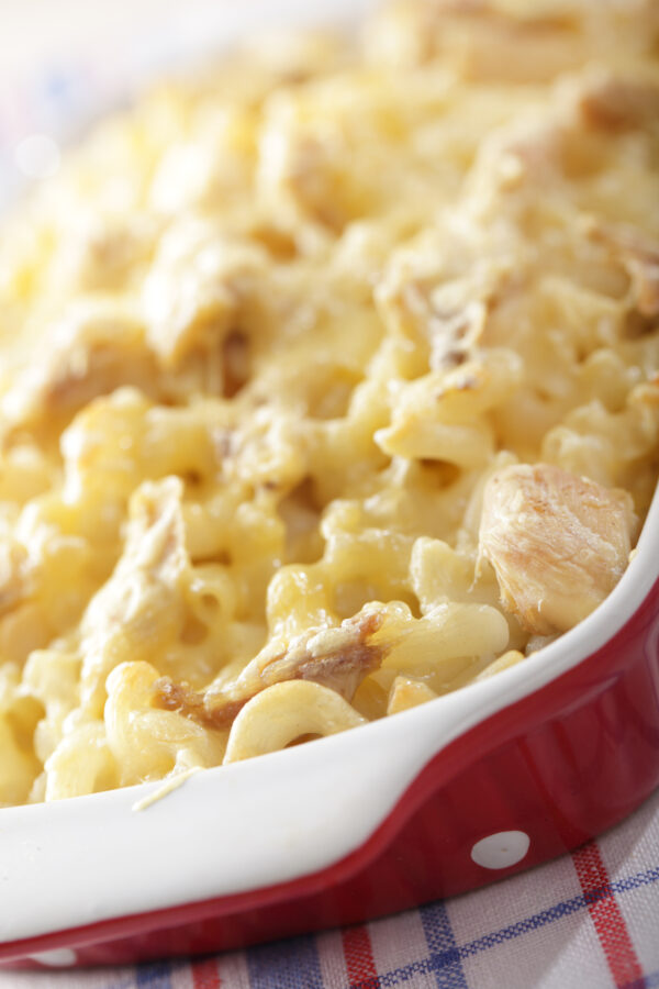 mac n cheese with grilled chicken