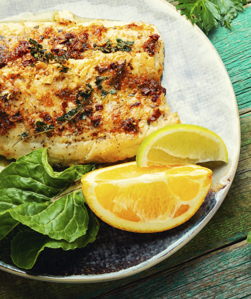 Chile Citrus Tilapia Over Basmati Rice With Broccoli Sugar Beet Kitchen 