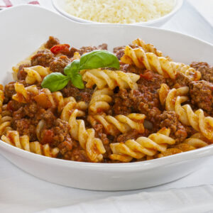 gluten free beef bolognese