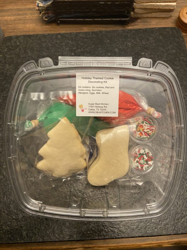 Holiday cookie kit package