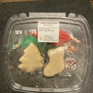 Holiday cookie kit package