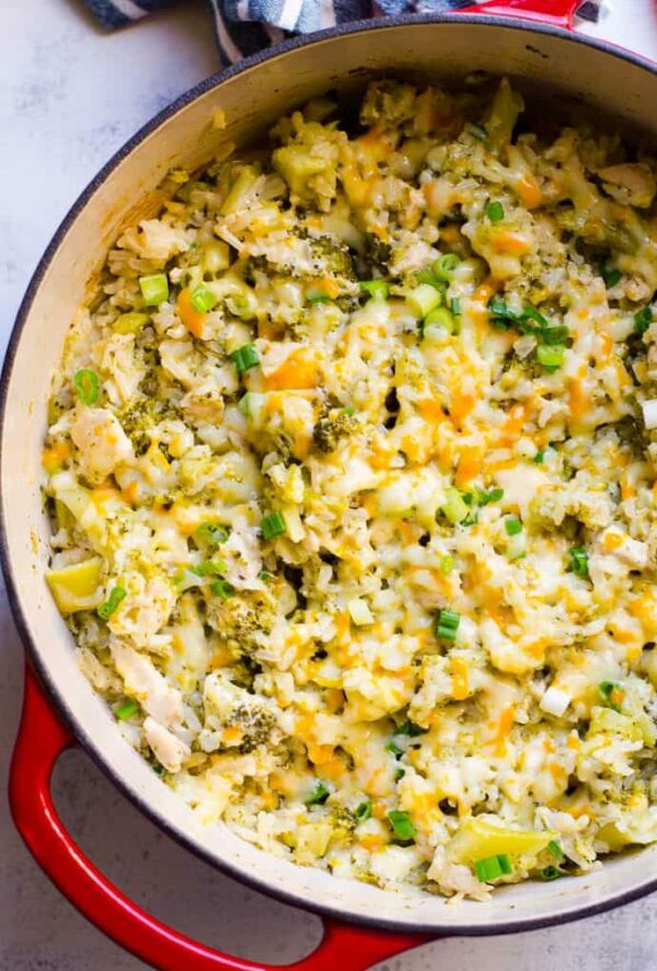 chicken vegetable and rice casserole