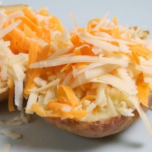kids baked potato with chicken