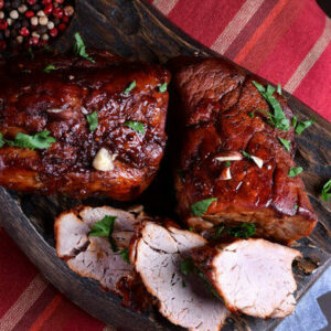 balsamic glazed pork tenderloin