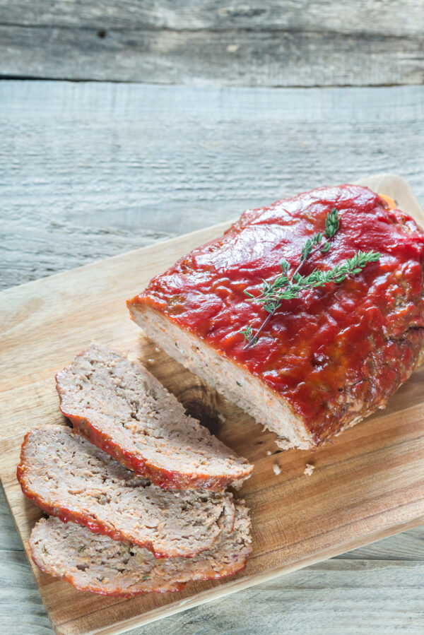 beef meatloaf with tomato glaze