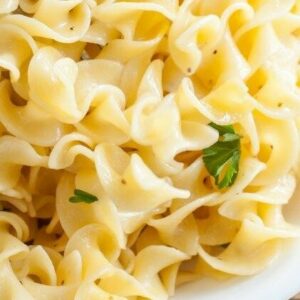 egg noodles with butter