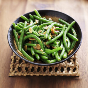 green beans almondine