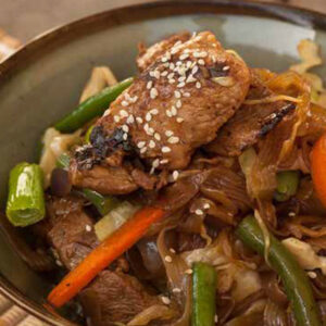 low carb pork chow mein