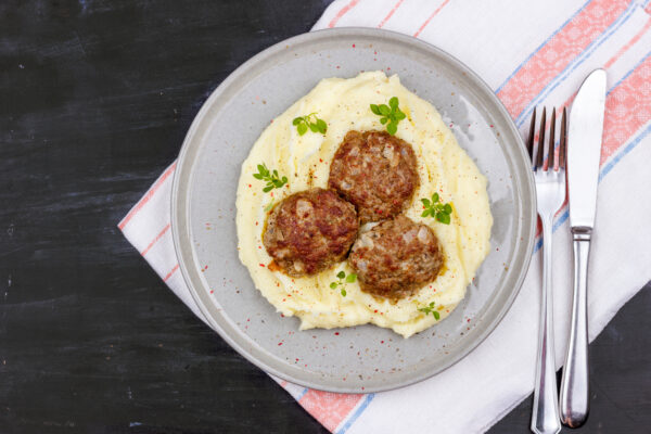 French onion meatballs