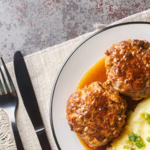 low carb french onion meatballs