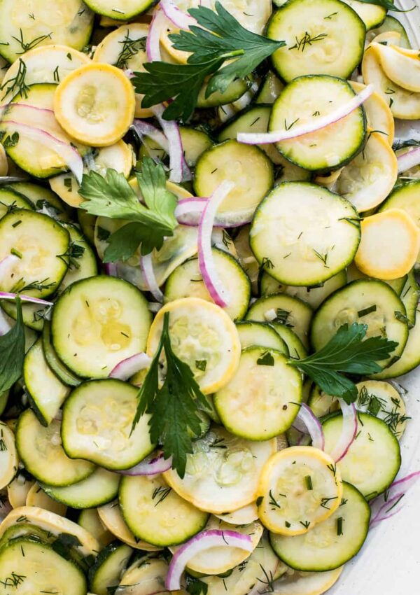 summer squash salad