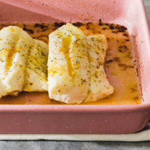 garlic herb butter cod