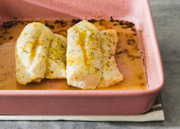 garlic herb butter cod