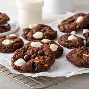 chocolate smore's cookie