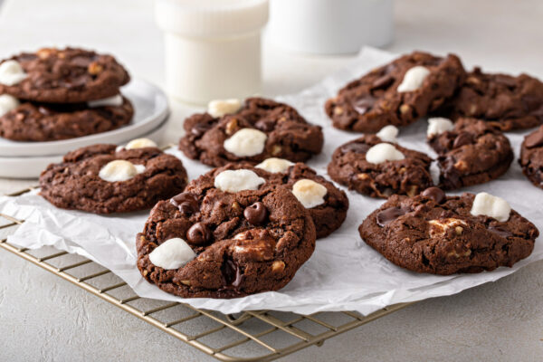 chocolate smore's cookie