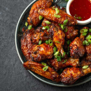 sticky wing platter