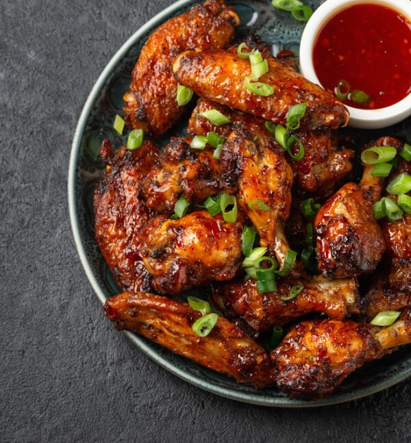 sticky wing platter