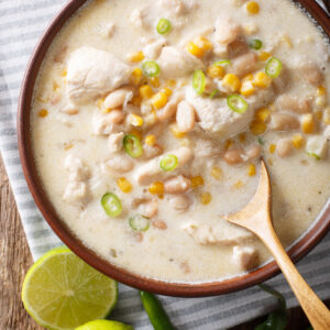 white chili chicken